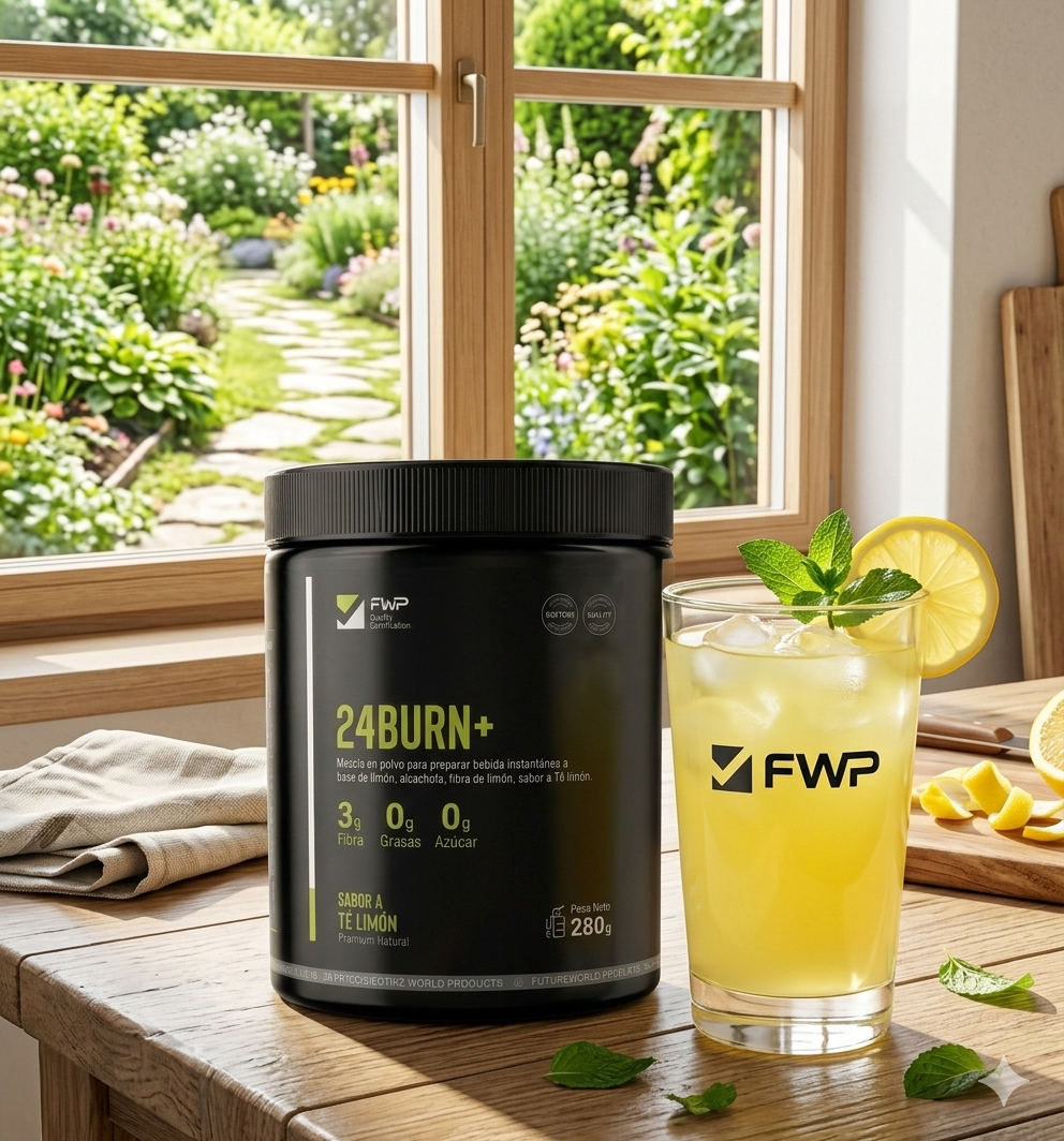 24Burn+ FWP Quemador de Grasa Natural Sabor Limón 280g