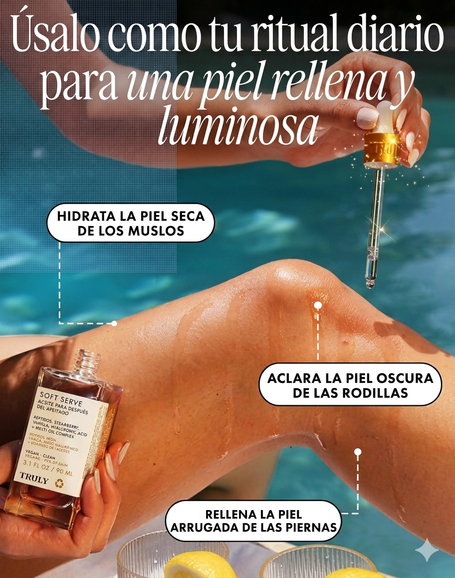 Truly Soft Serve - Aceite Iluminador y Calmante Post-Afeitado